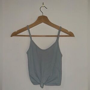 PacSun Me to We Sky Blue Crop Tank Top